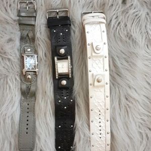 Fossil Interchangeable Leather Bands +2 Watch Face